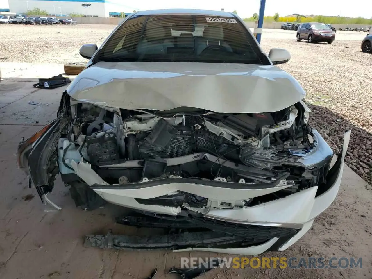 5 Photograph of a damaged car JTNK4RBE1K3067021 TOYOTA COROLLA 2019