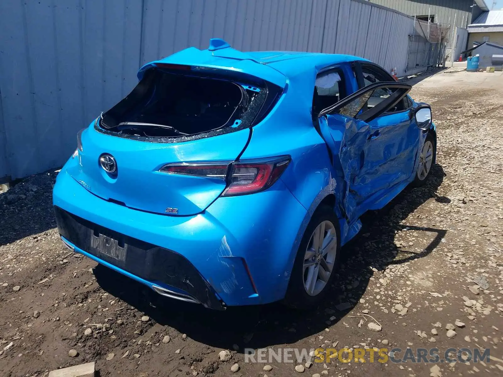 4 Photograph of a damaged car JTNK4RBE2K3014358 TOYOTA COROLLA 2019