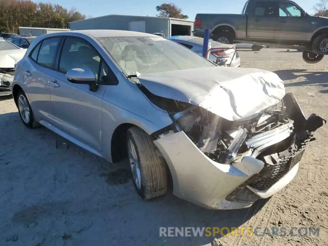 4 Photograph of a damaged car JTNK4RBE2K3043438 TOYOTA COROLLA 2019