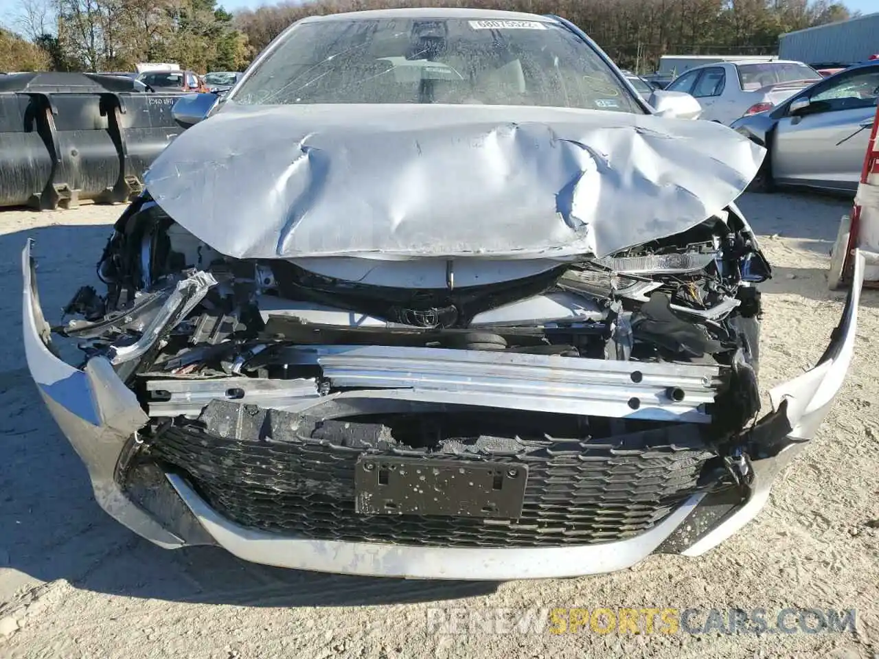 5 Photograph of a damaged car JTNK4RBE2K3043438 TOYOTA COROLLA 2019