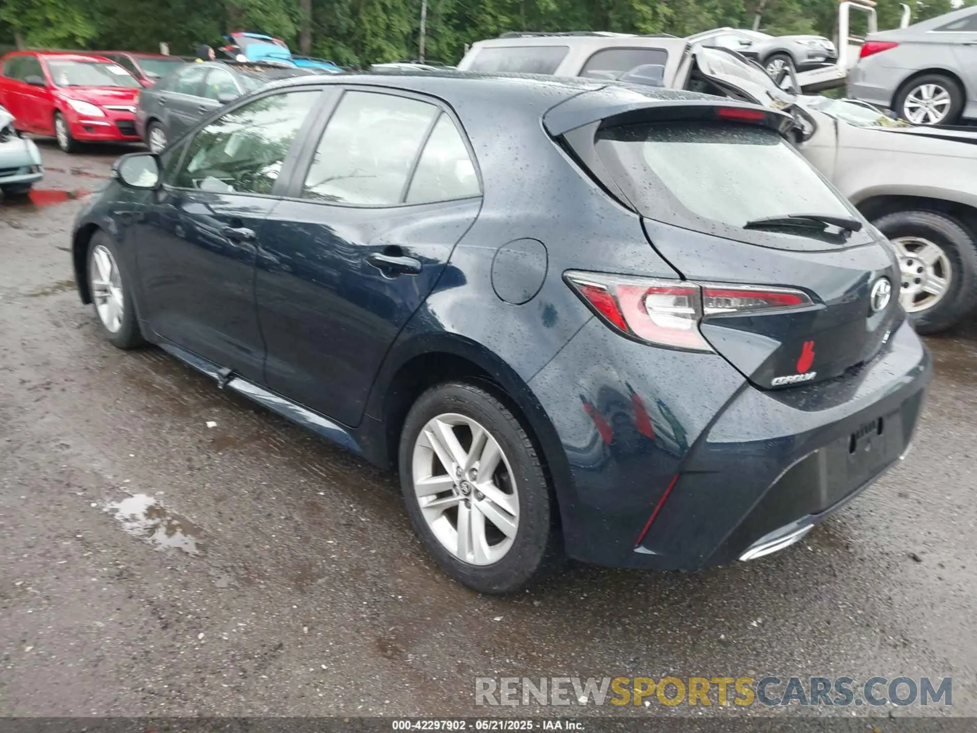3 Photograph of a damaged car JTNK4RBE2K3049966 TOYOTA COROLLA 2019