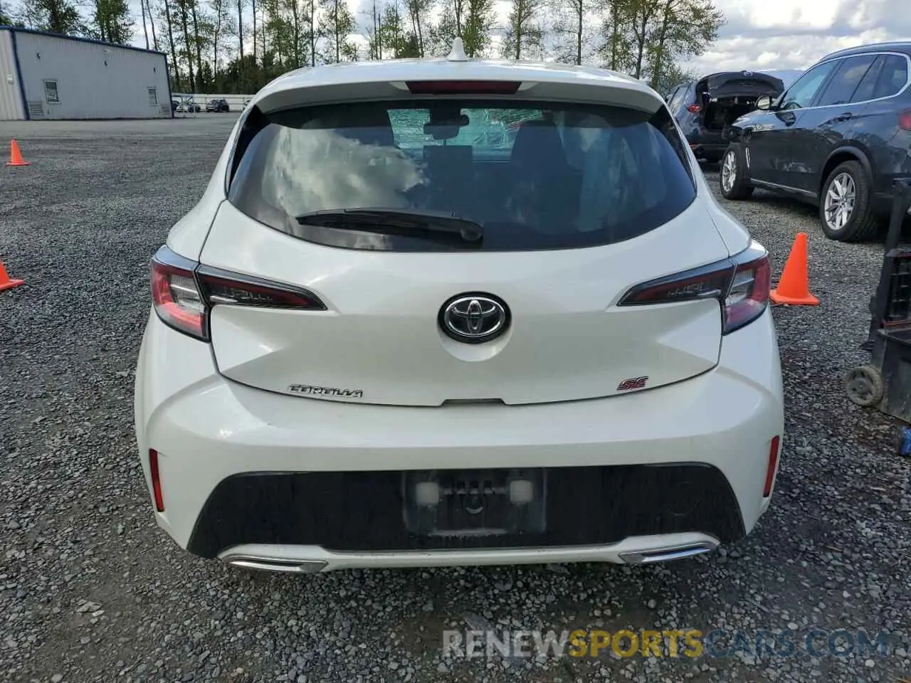 6 Photograph of a damaged car JTNK4RBE2K3053158 TOYOTA COROLLA 2019