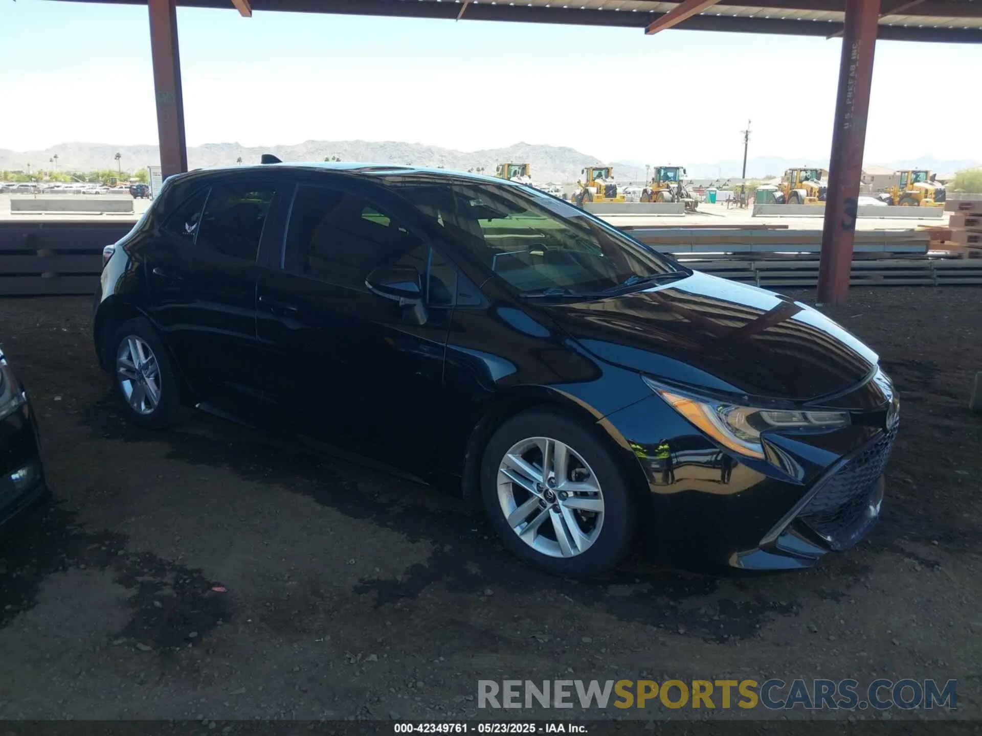 1 Photograph of a damaged car JTNK4RBE2K3060434 TOYOTA COROLLA 2019