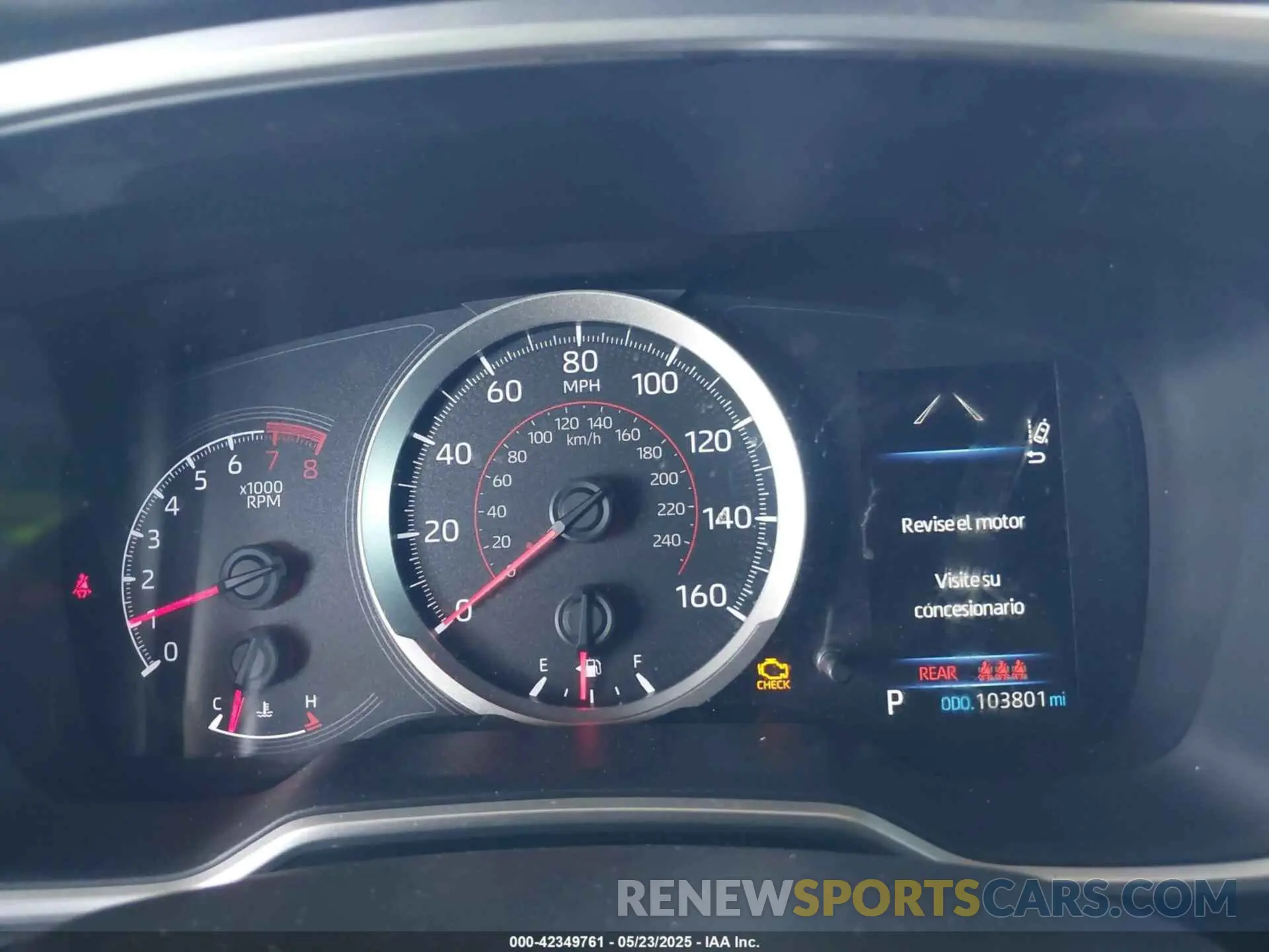 7 Photograph of a damaged car JTNK4RBE2K3060434 TOYOTA COROLLA 2019