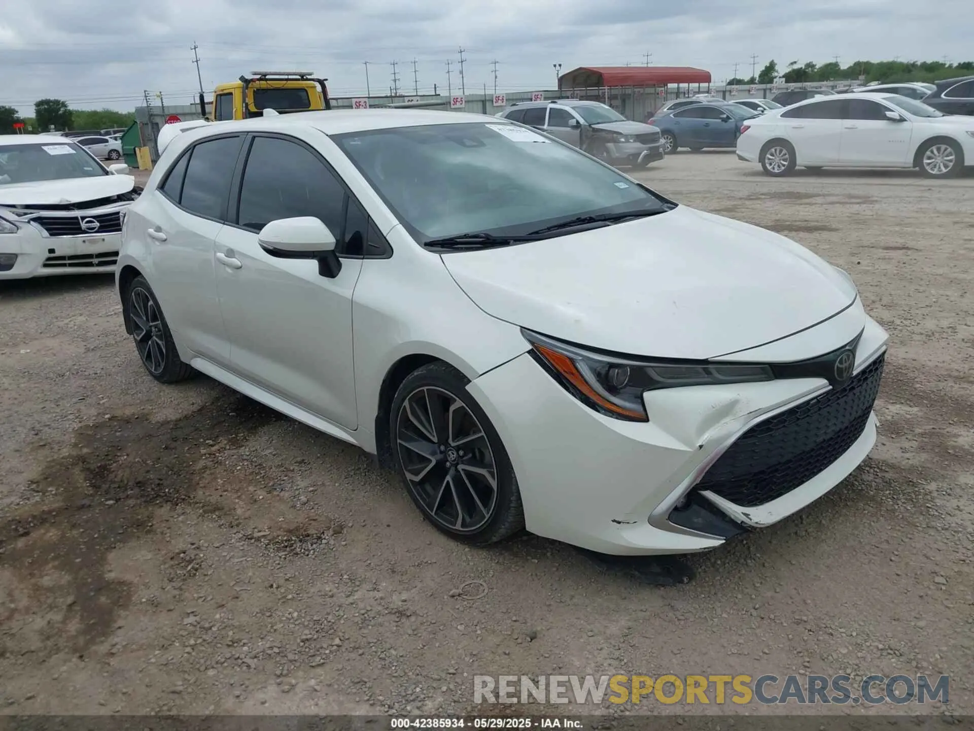 1 Photograph of a damaged car JTNK4RBE2K3067626 TOYOTA COROLLA 2019