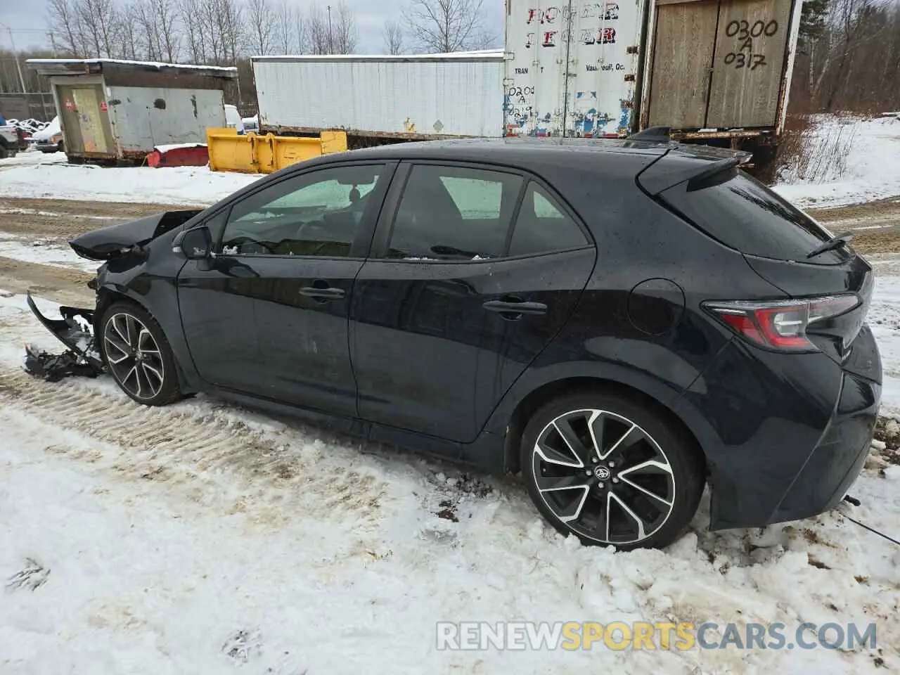 2 Photograph of a damaged car JTNK4RBE3K3002817 TOYOTA COROLLA 2019