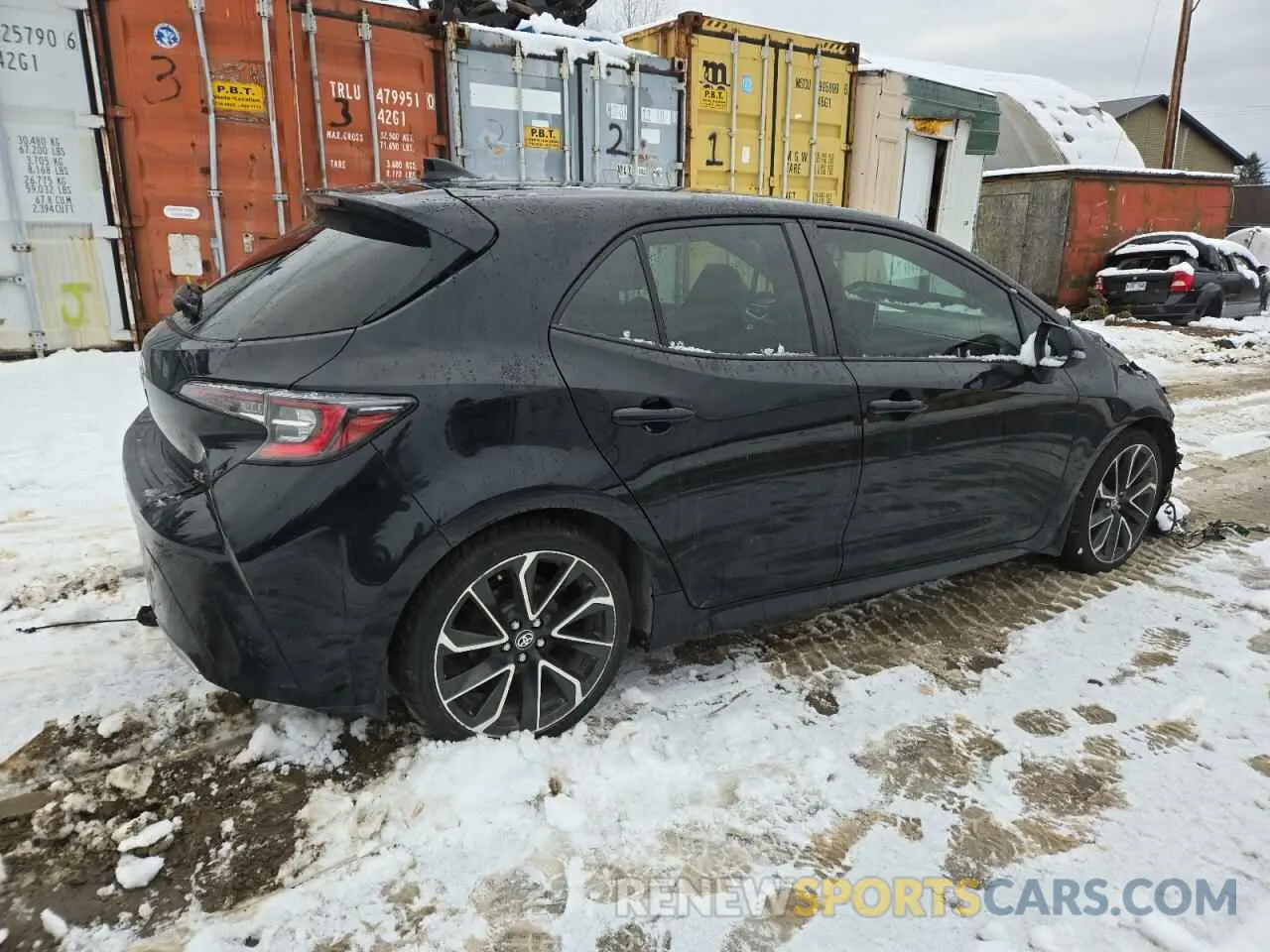 3 Photograph of a damaged car JTNK4RBE3K3002817 TOYOTA COROLLA 2019