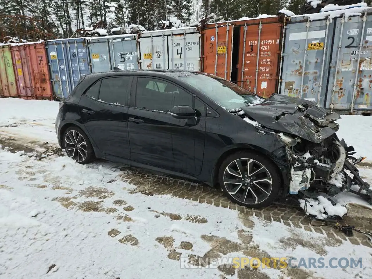 4 Photograph of a damaged car JTNK4RBE3K3002817 TOYOTA COROLLA 2019