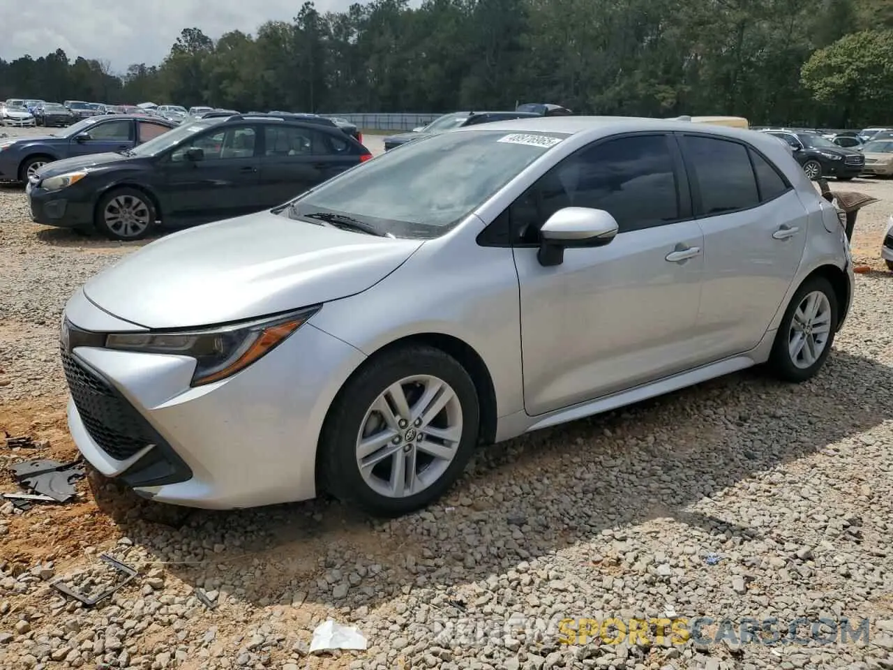 1 Photograph of a damaged car JTNK4RBE3K3014529 TOYOTA COROLLA 2019