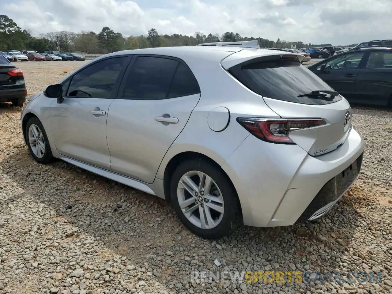 2 Photograph of a damaged car JTNK4RBE3K3014529 TOYOTA COROLLA 2019