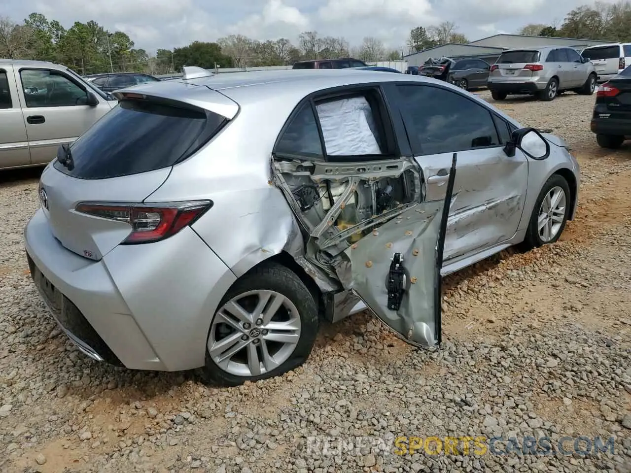3 Photograph of a damaged car JTNK4RBE3K3014529 TOYOTA COROLLA 2019
