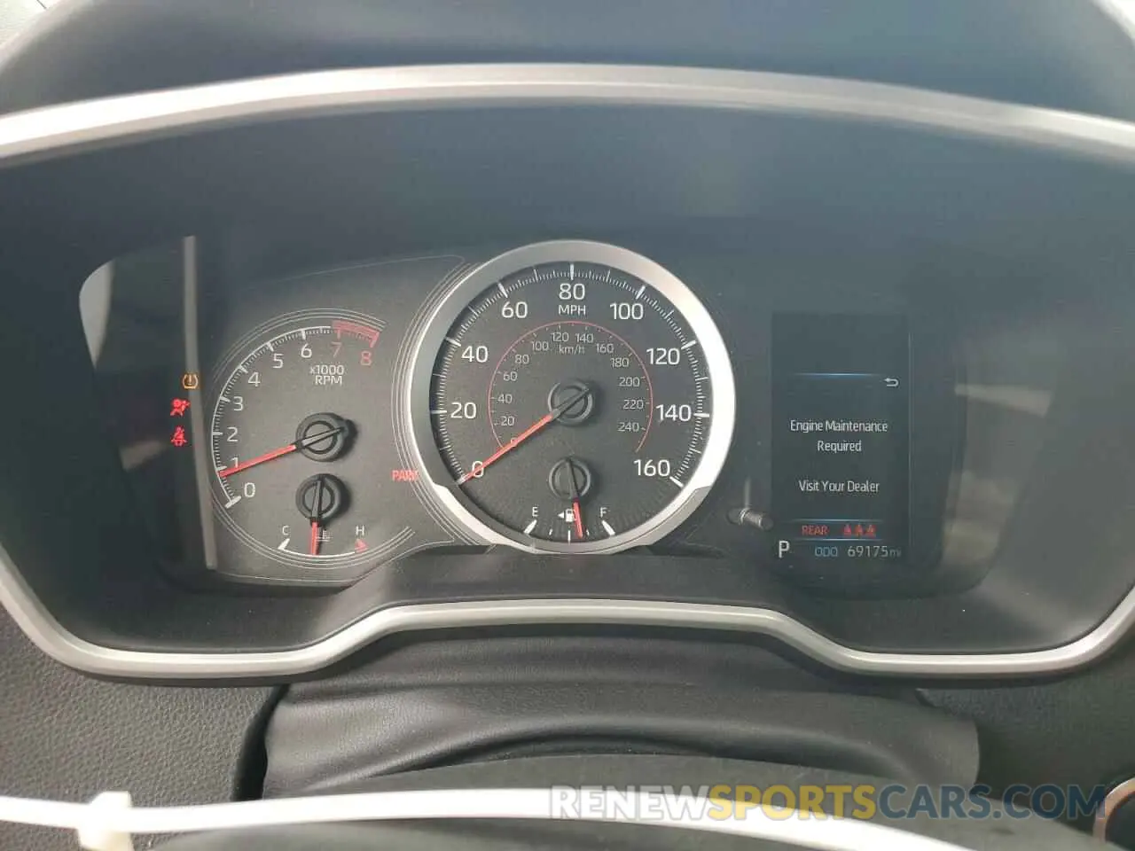 9 Photograph of a damaged car JTNK4RBE3K3014529 TOYOTA COROLLA 2019