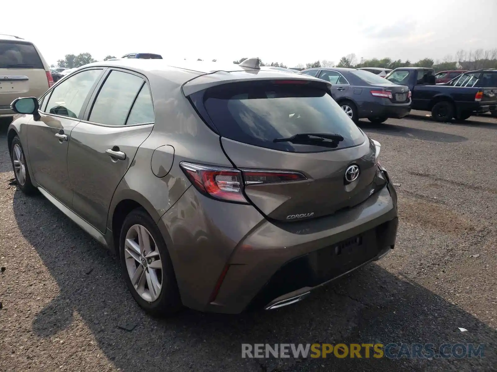 3 Photograph of a damaged car JTNK4RBE3K3022310 TOYOTA COROLLA 2019