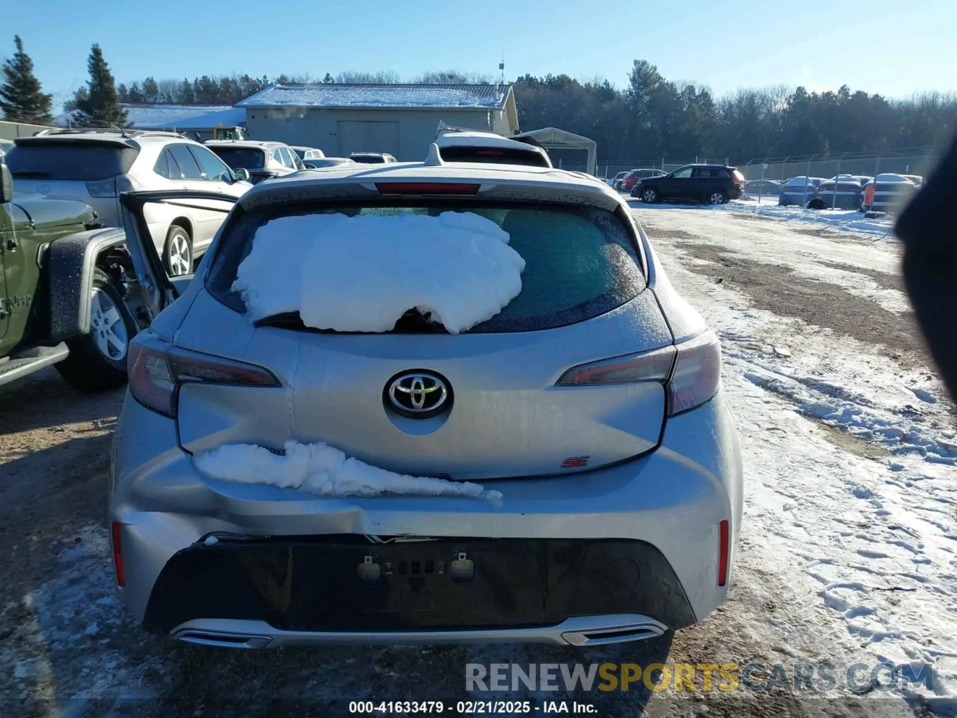 15 Photograph of a damaged car JTNK4RBE3K3029225 TOYOTA COROLLA 2019
