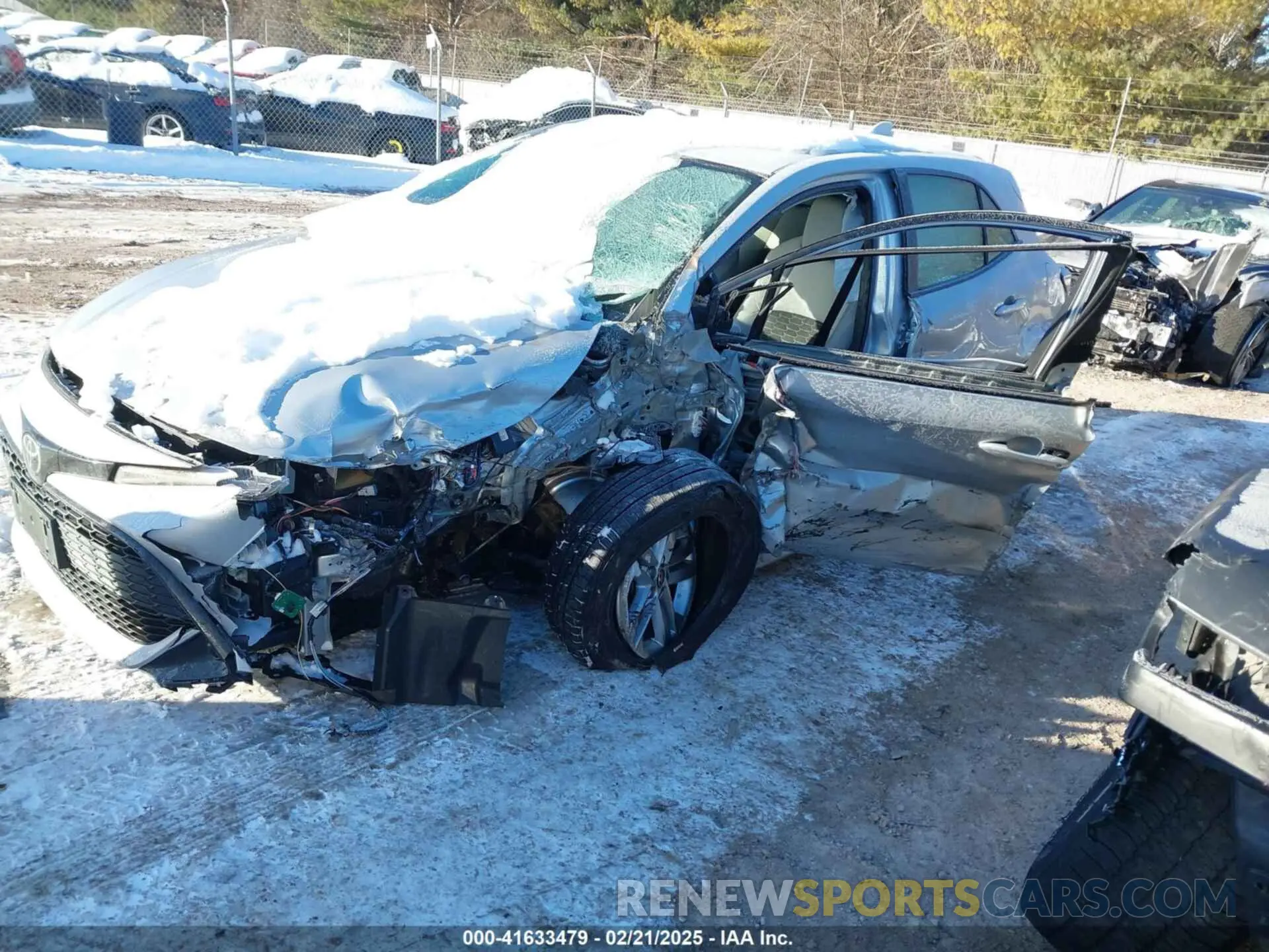2 Photograph of a damaged car JTNK4RBE3K3029225 TOYOTA COROLLA 2019