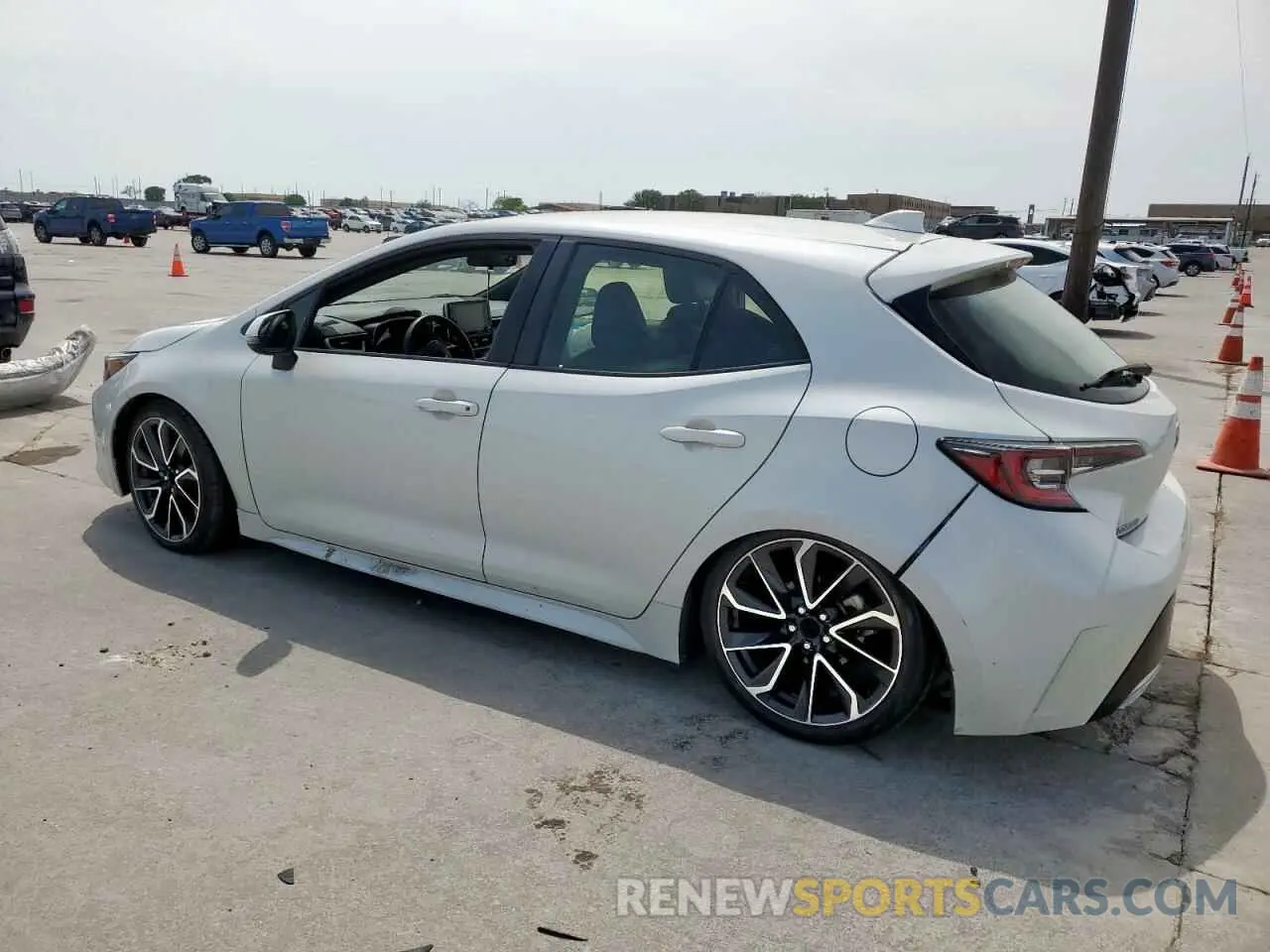 2 Photograph of a damaged car JTNK4RBE3K3030178 TOYOTA COROLLA 2019