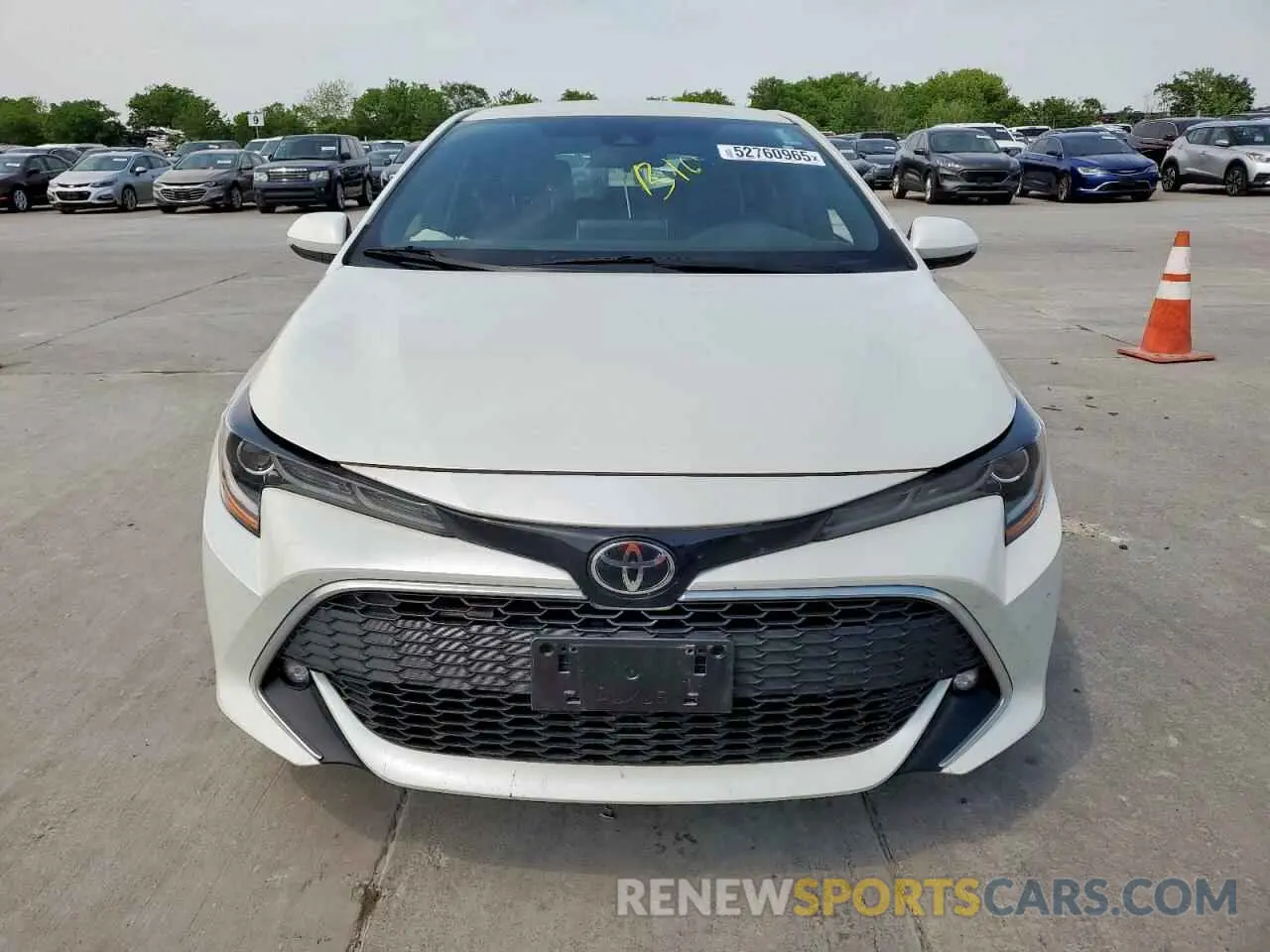 5 Photograph of a damaged car JTNK4RBE3K3030178 TOYOTA COROLLA 2019