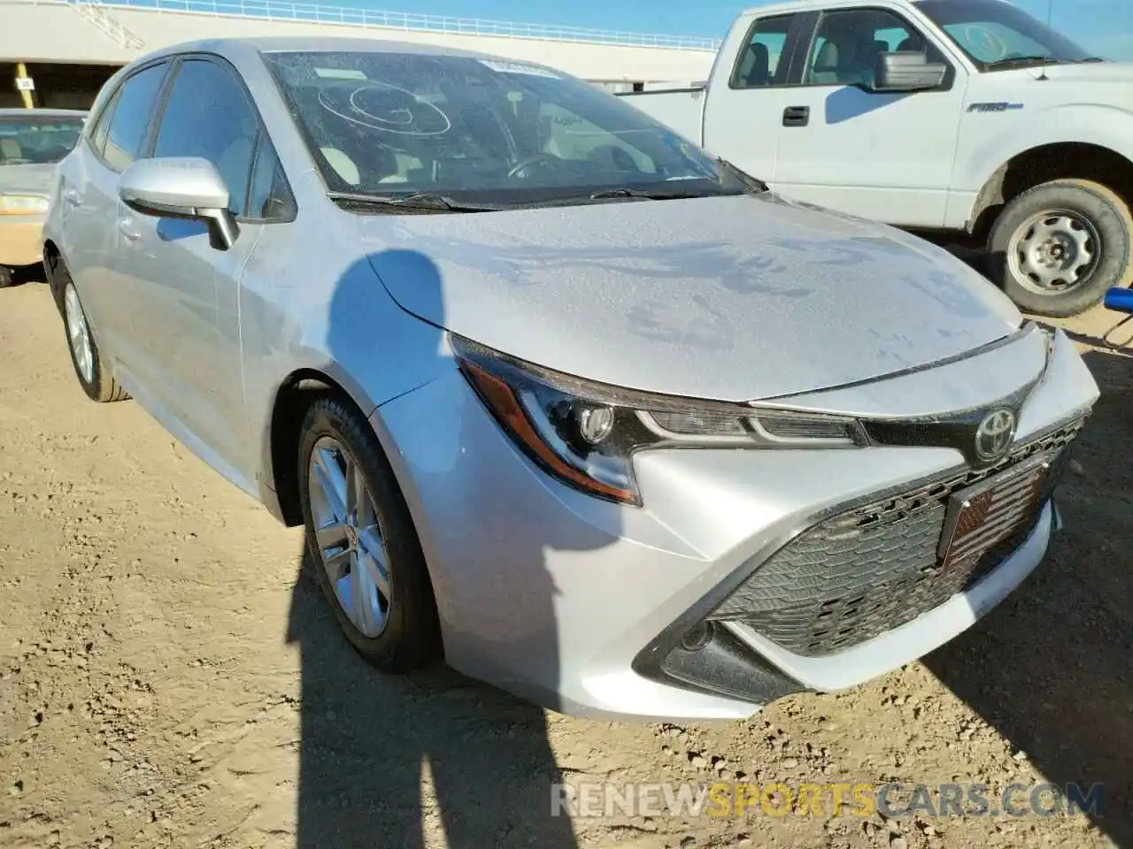 1 Photograph of a damaged car JTNK4RBE3K3043013 TOYOTA COROLLA 2019