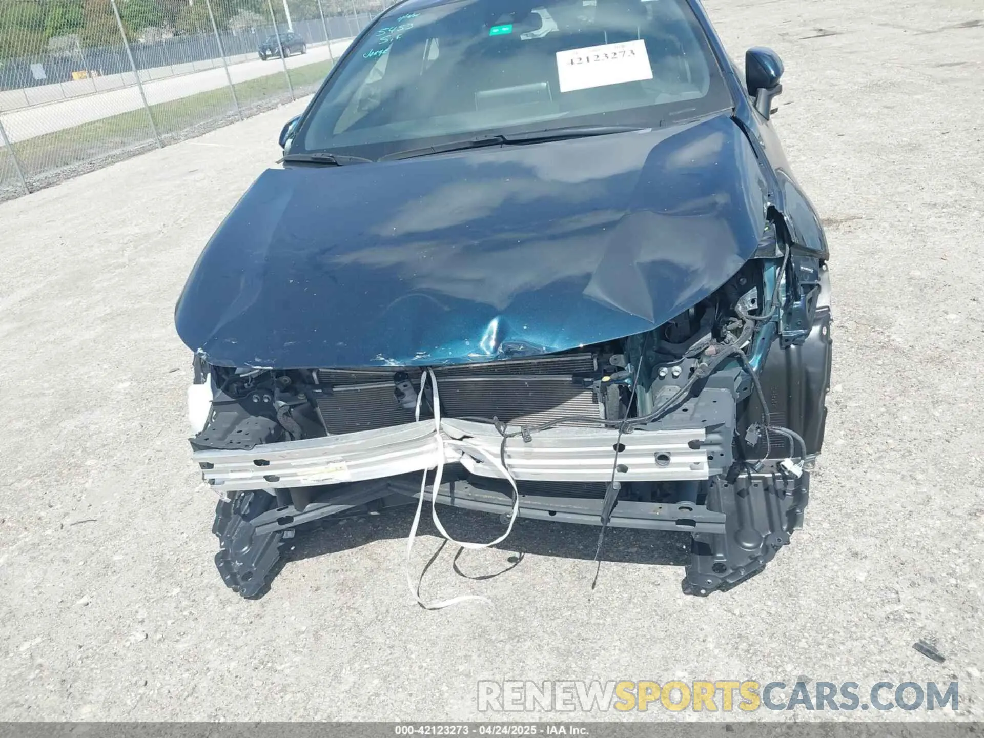 6 Photograph of a damaged car JTNK4RBE3K3061589 TOYOTA COROLLA 2019