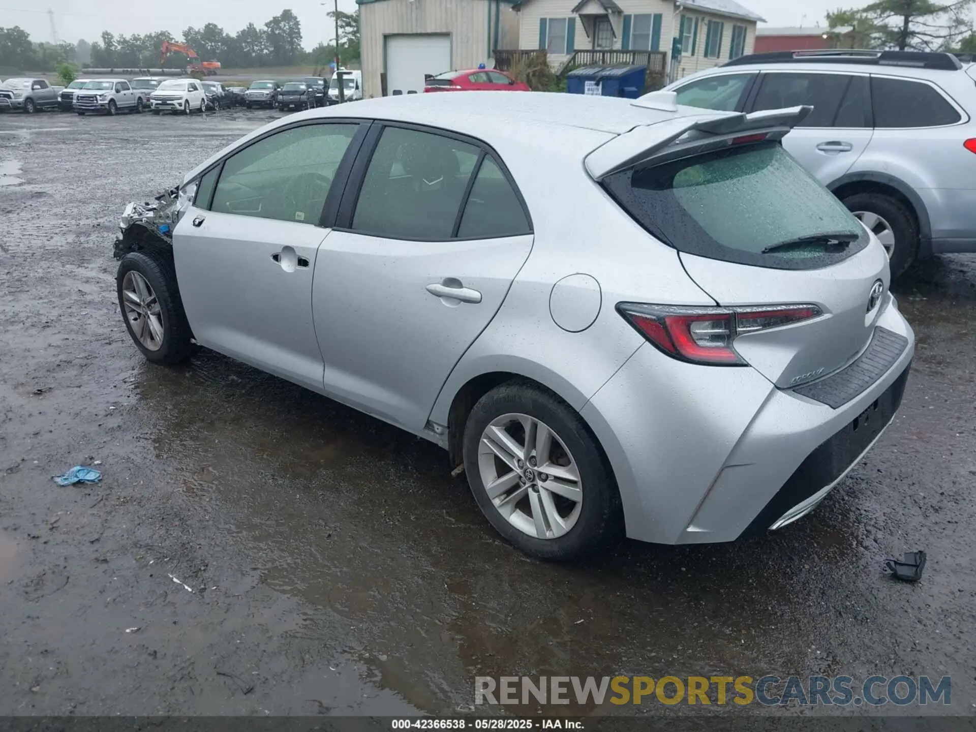 3 Photograph of a damaged car JTNK4RBE3K3064007 TOYOTA COROLLA 2019