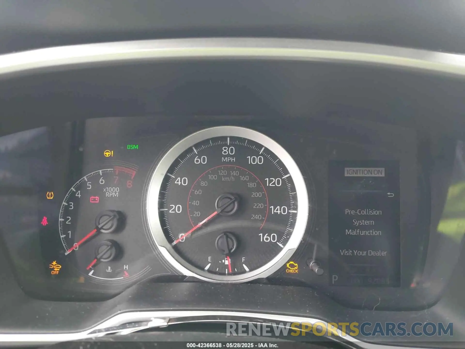 7 Photograph of a damaged car JTNK4RBE3K3064007 TOYOTA COROLLA 2019