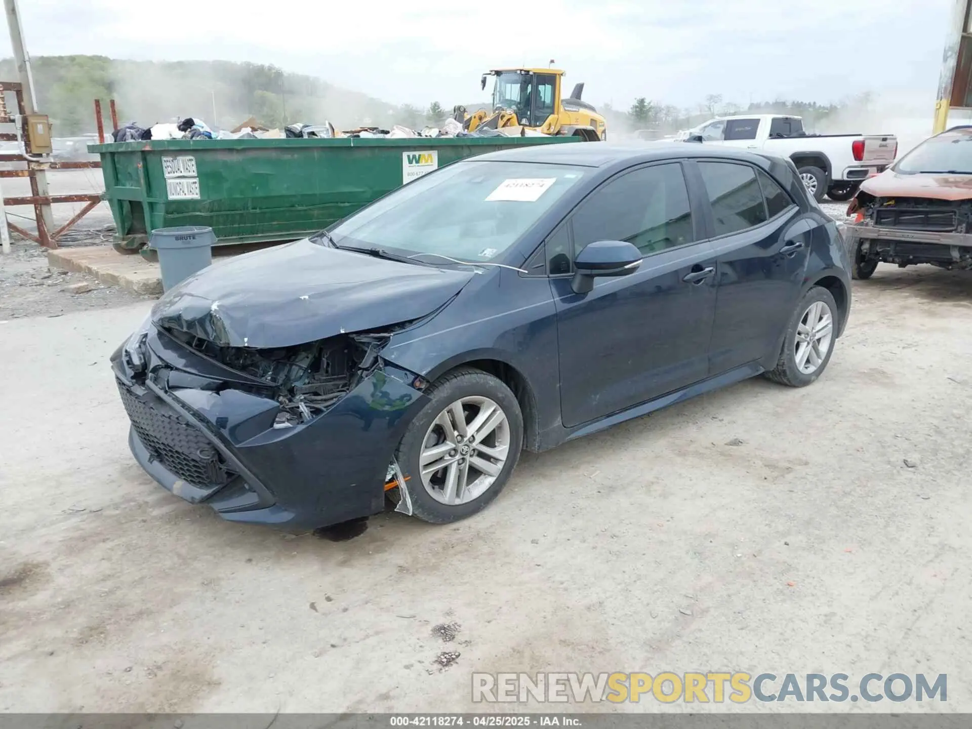 2 Photograph of a damaged car JTNK4RBE3K3067750 TOYOTA COROLLA 2019