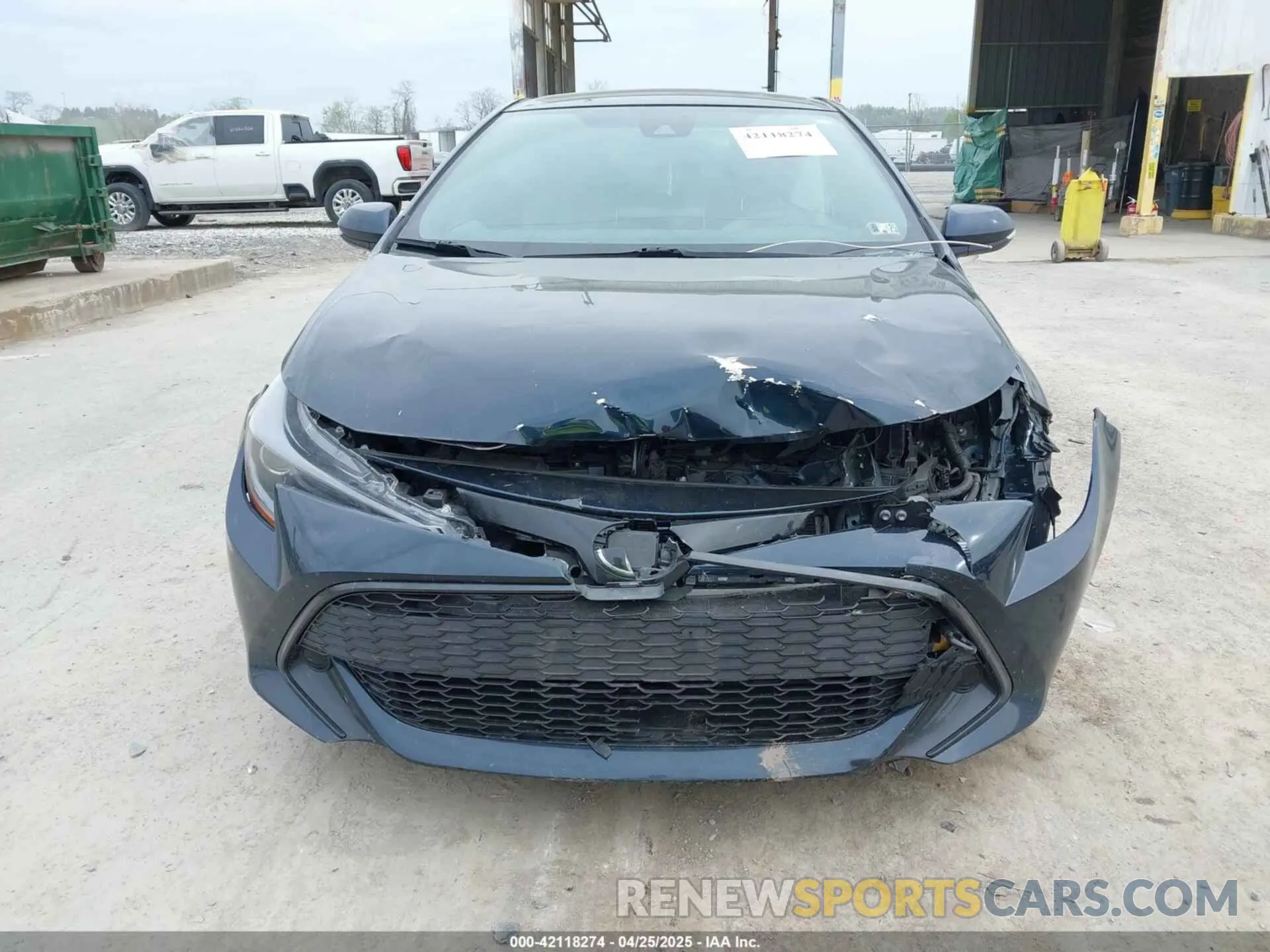 6 Photograph of a damaged car JTNK4RBE3K3067750 TOYOTA COROLLA 2019