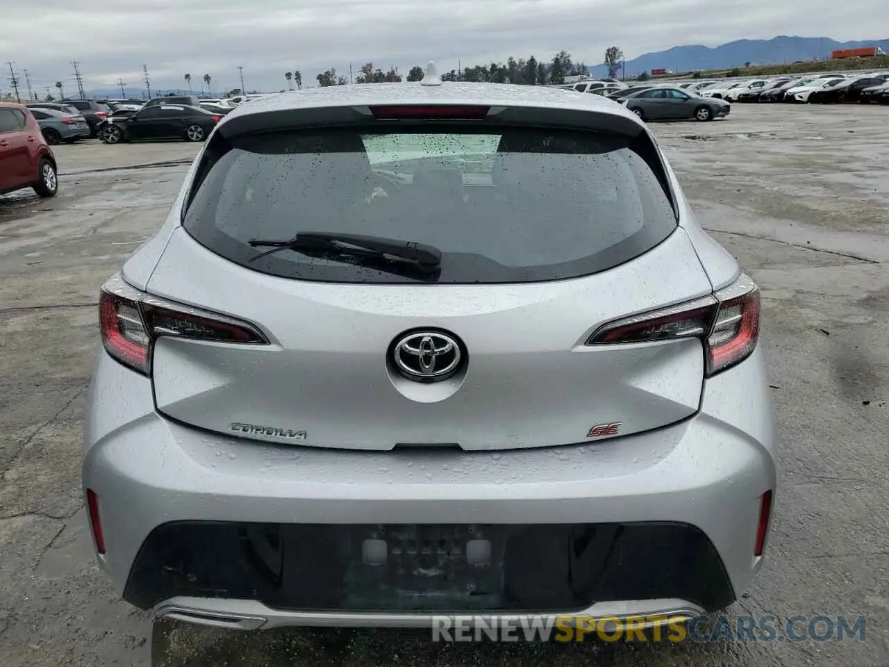 6 Photograph of a damaged car JTNK4RBE4K3001367 TOYOTA COROLLA 2019