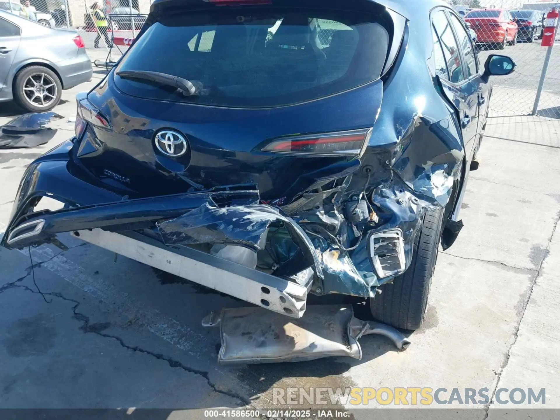 6 Photograph of a damaged car JTNK4RBE4K3004379 TOYOTA COROLLA 2019
