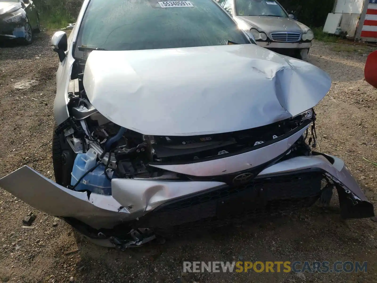 9 Photograph of a damaged car JTNK4RBE4K3018198 TOYOTA COROLLA 2019