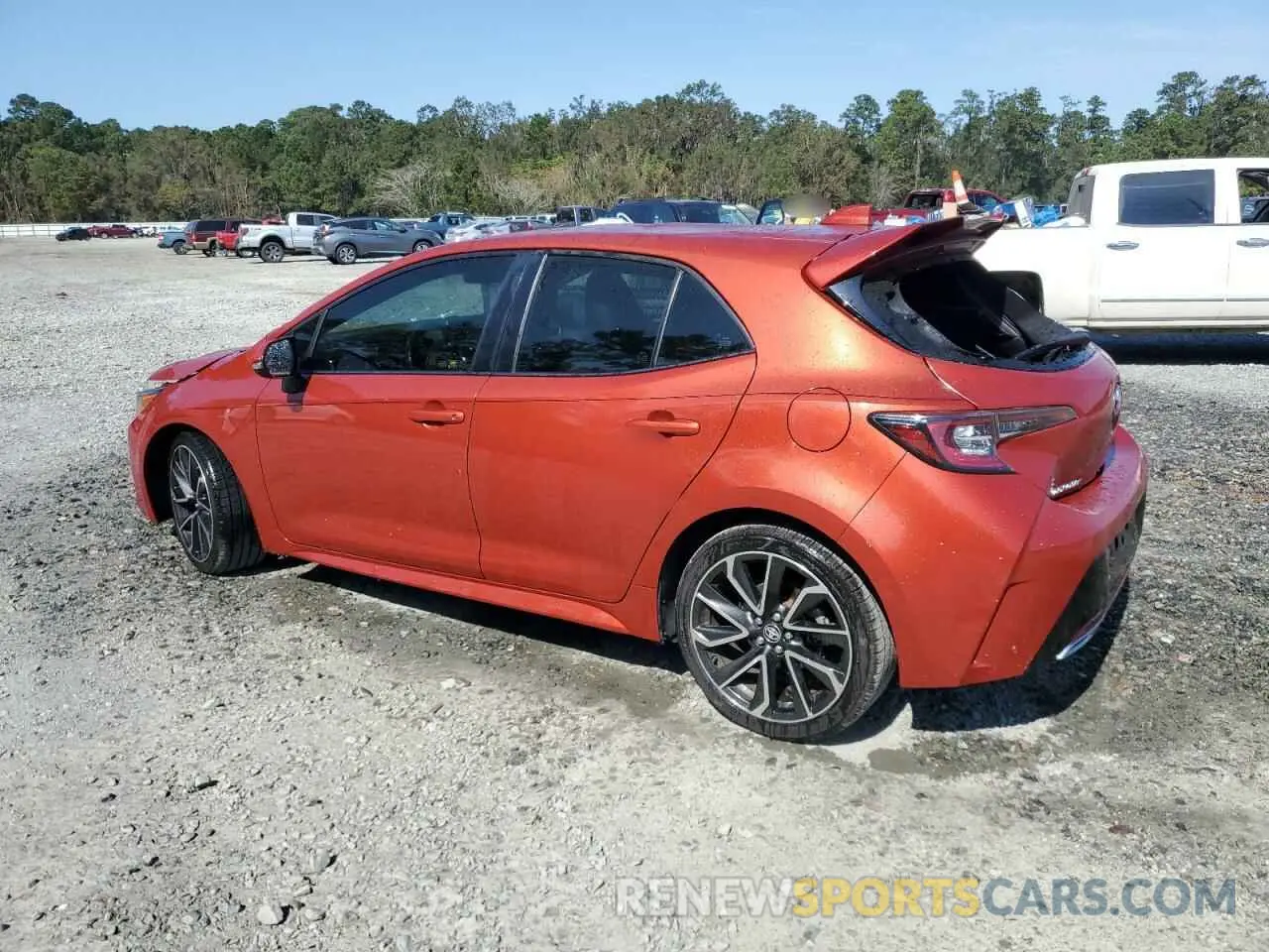 2 Photograph of a damaged car JTNK4RBE4K3020534 TOYOTA COROLLA 2019
