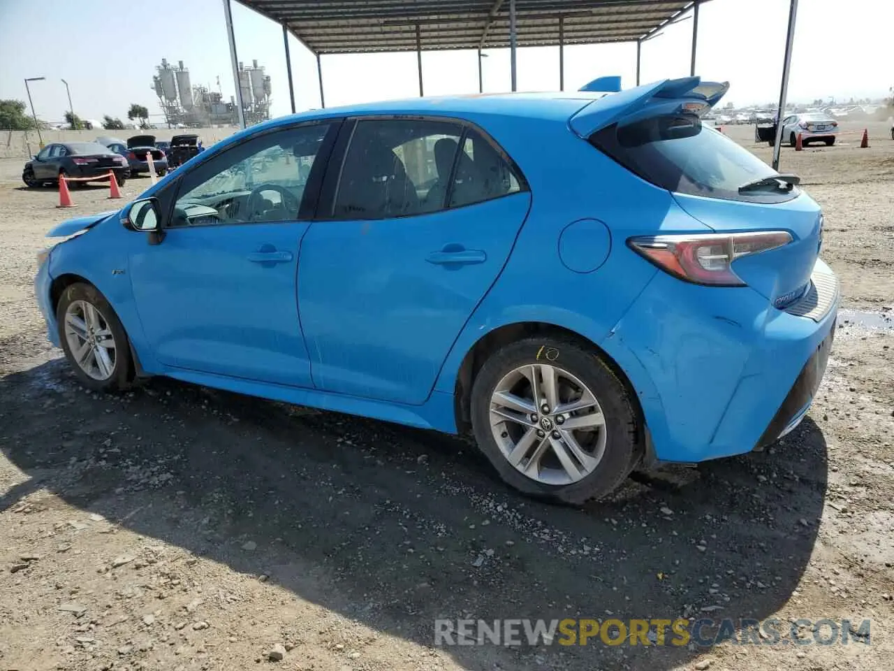 2 Photograph of a damaged car JTNK4RBE4K3029010 TOYOTA COROLLA 2019