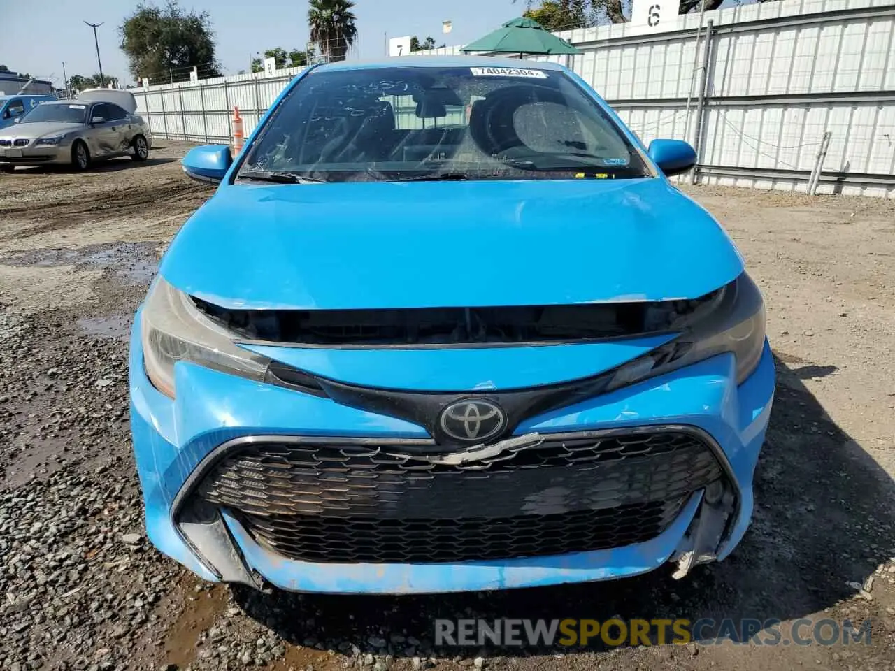 5 Photograph of a damaged car JTNK4RBE4K3029010 TOYOTA COROLLA 2019