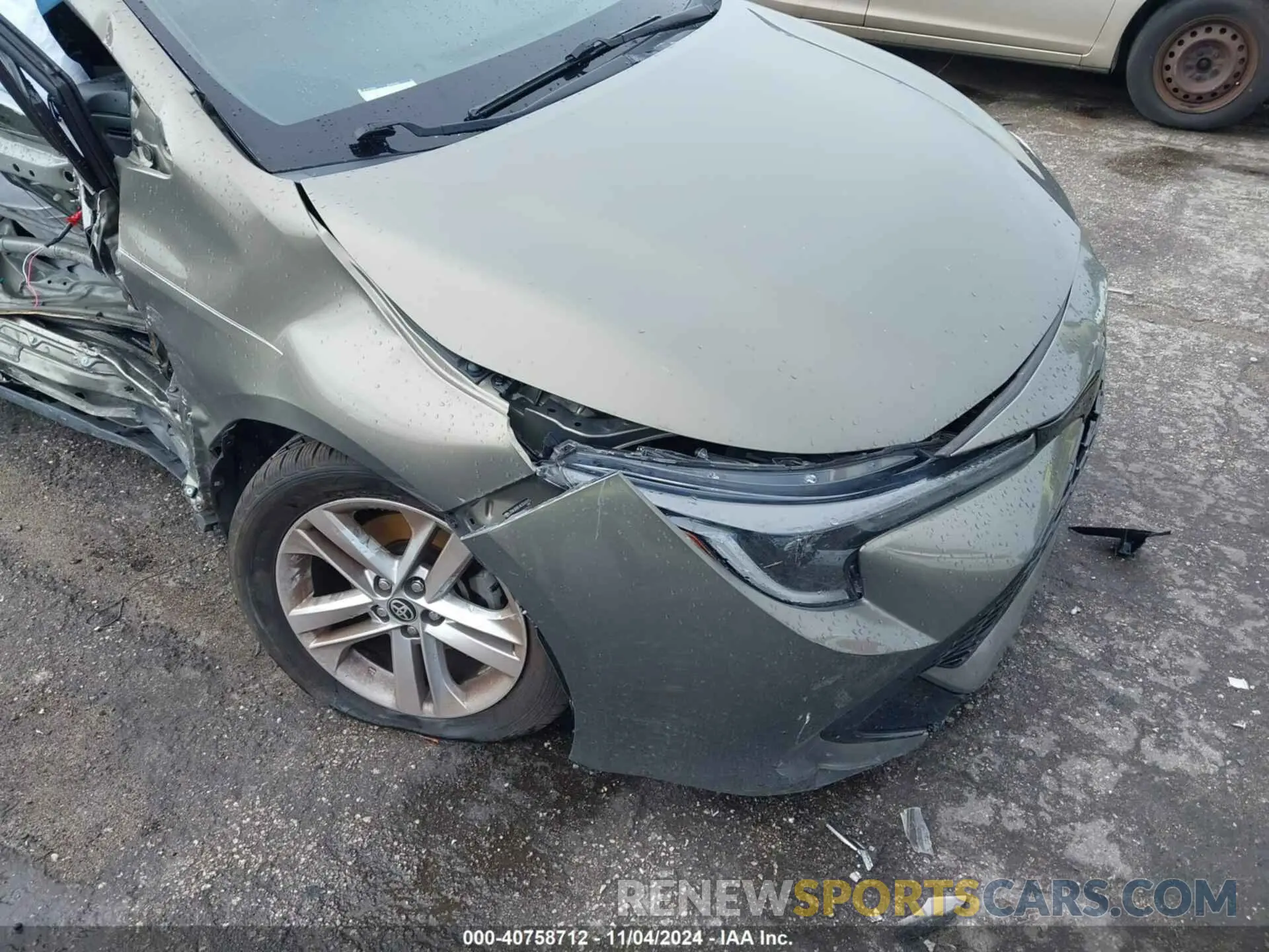 6 Photograph of a damaged car JTNK4RBE4K3044915 TOYOTA COROLLA 2019