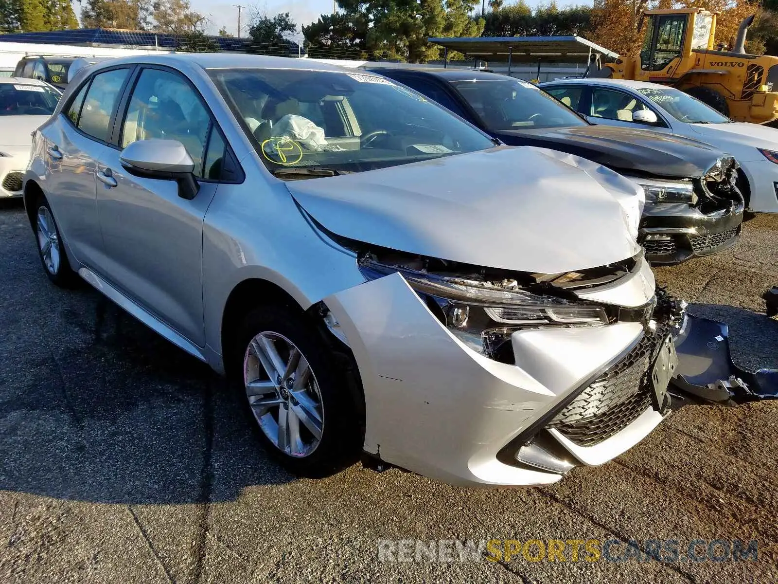 1 Photograph of a damaged car JTNK4RBE4K3051055 TOYOTA COROLLA 2019