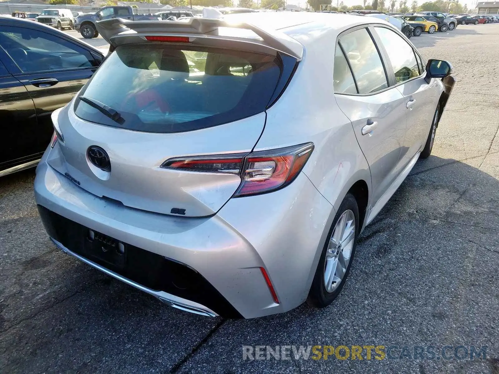 4 Photograph of a damaged car JTNK4RBE4K3051055 TOYOTA COROLLA 2019