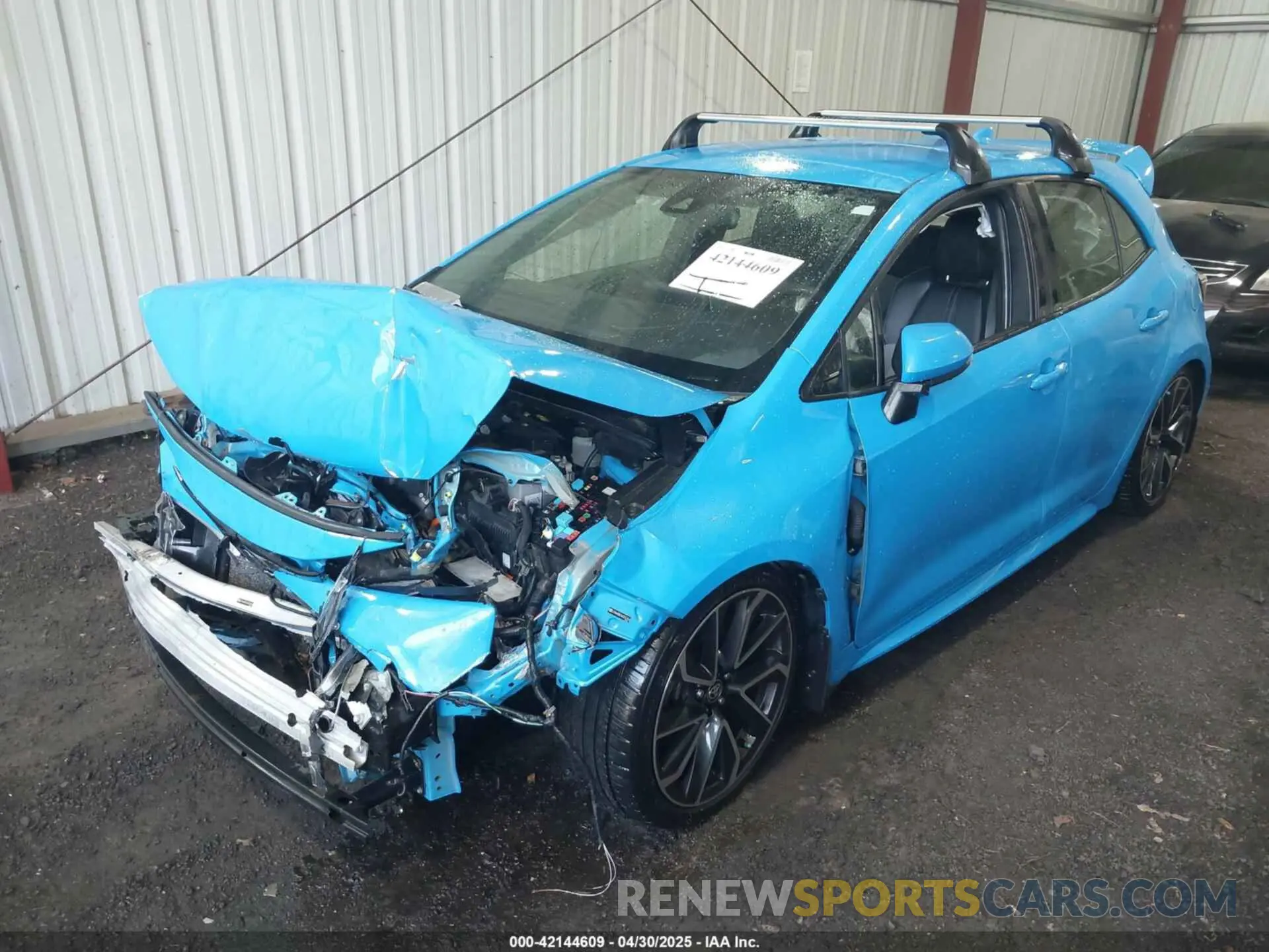 2 Photograph of a damaged car JTNK4RBE4K3052304 TOYOTA COROLLA 2019