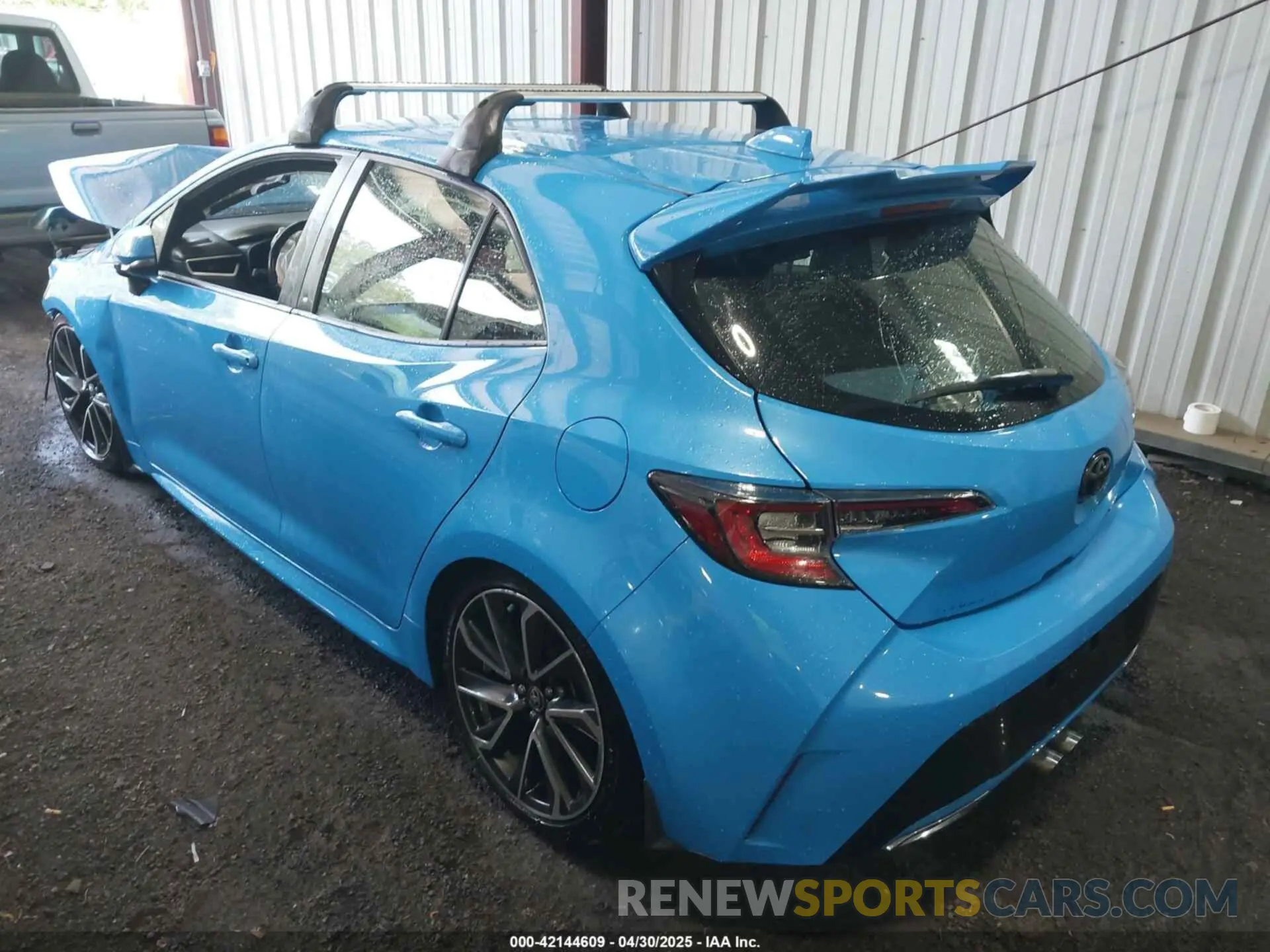 3 Photograph of a damaged car JTNK4RBE4K3052304 TOYOTA COROLLA 2019