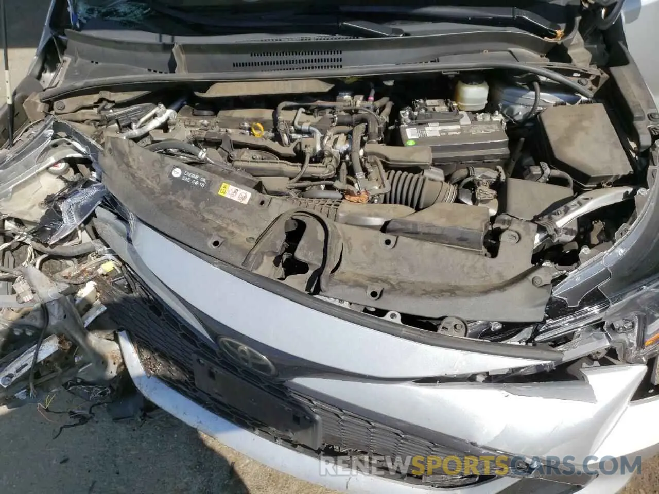 12 Photograph of a damaged car JTNK4RBE4K3054151 TOYOTA COROLLA 2019