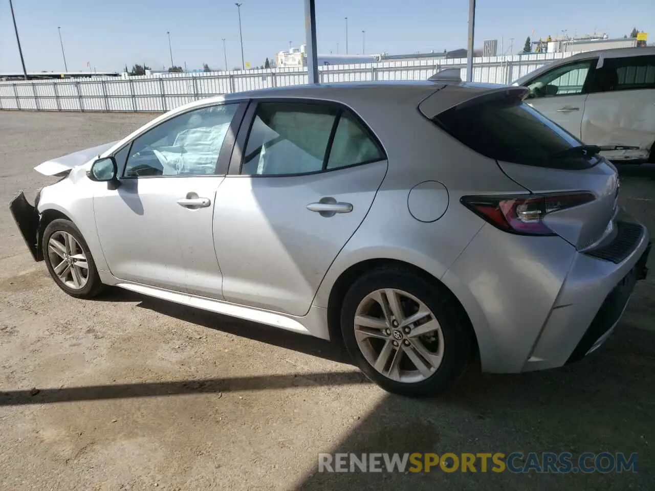 2 Photograph of a damaged car JTNK4RBE4K3054151 TOYOTA COROLLA 2019