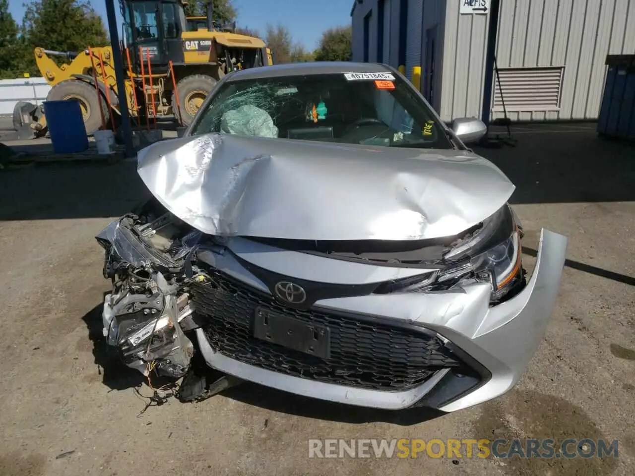 5 Photograph of a damaged car JTNK4RBE4K3054151 TOYOTA COROLLA 2019