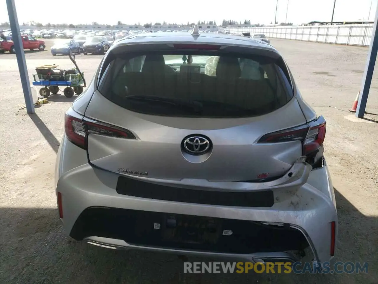 6 Photograph of a damaged car JTNK4RBE4K3054151 TOYOTA COROLLA 2019