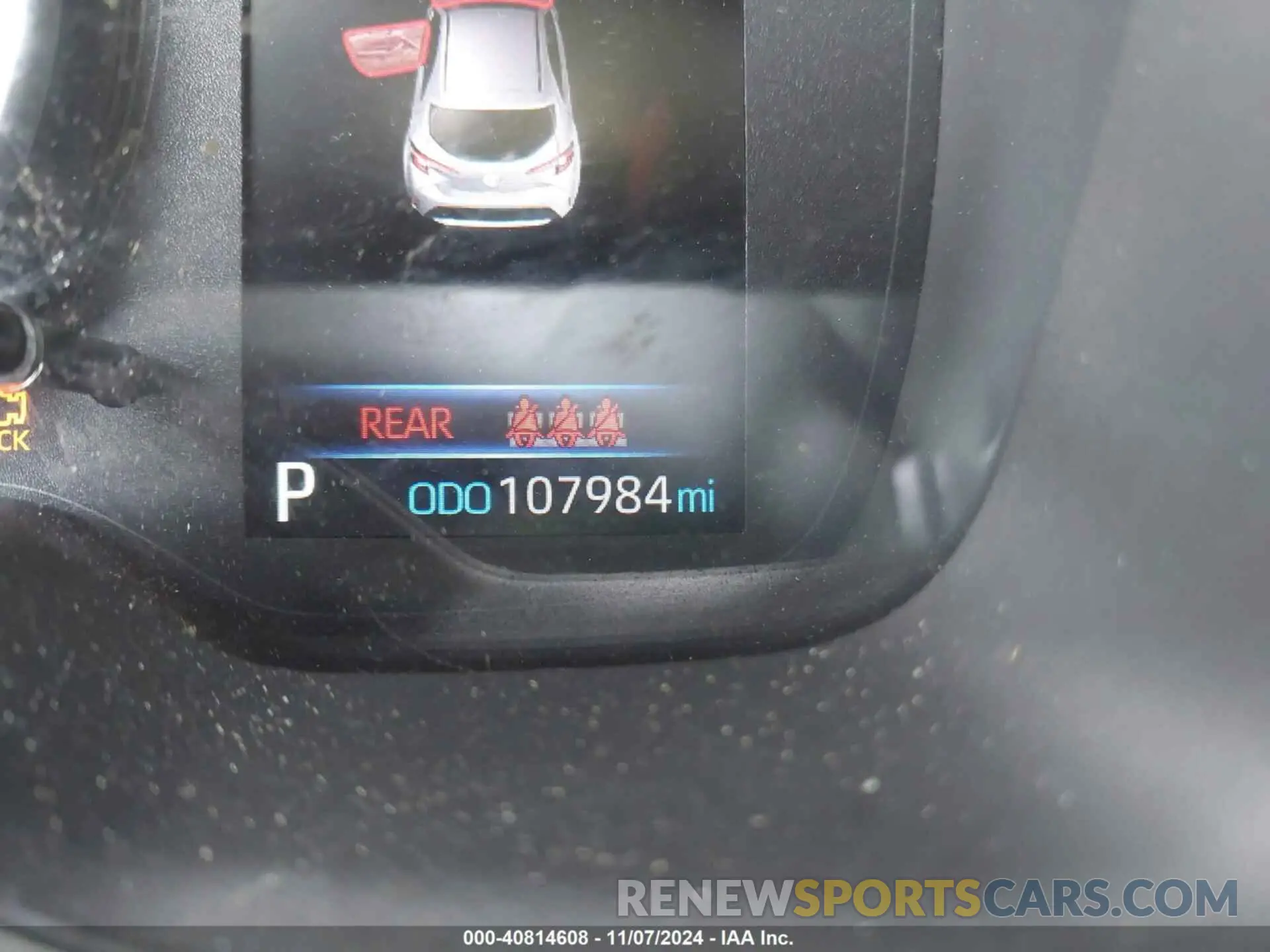 15 Photograph of a damaged car JTNK4RBE4K3065778 TOYOTA COROLLA 2019