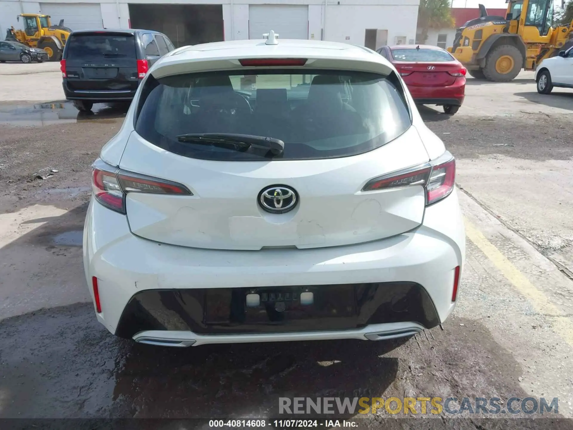 16 Photograph of a damaged car JTNK4RBE4K3065778 TOYOTA COROLLA 2019