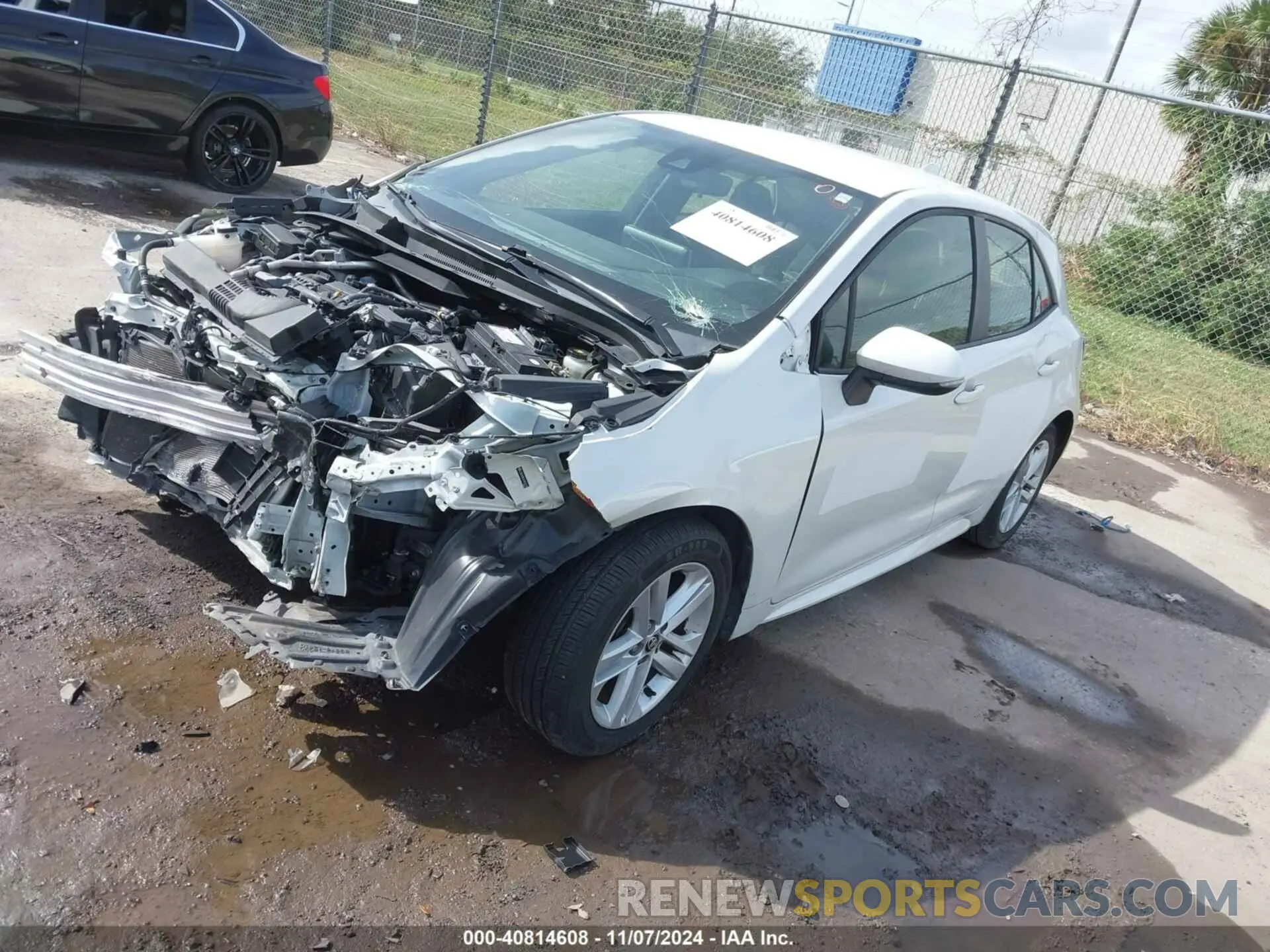 2 Photograph of a damaged car JTNK4RBE4K3065778 TOYOTA COROLLA 2019