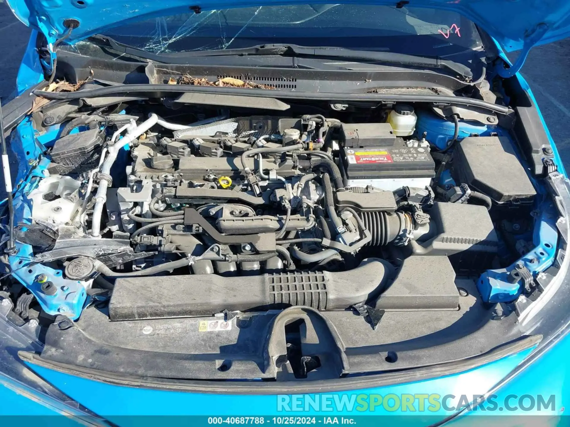 10 Photograph of a damaged car JTNK4RBE4K3072780 TOYOTA COROLLA 2019