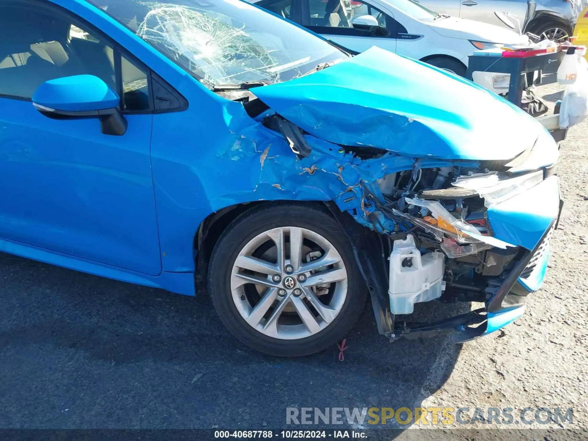 6 Photograph of a damaged car JTNK4RBE4K3072780 TOYOTA COROLLA 2019