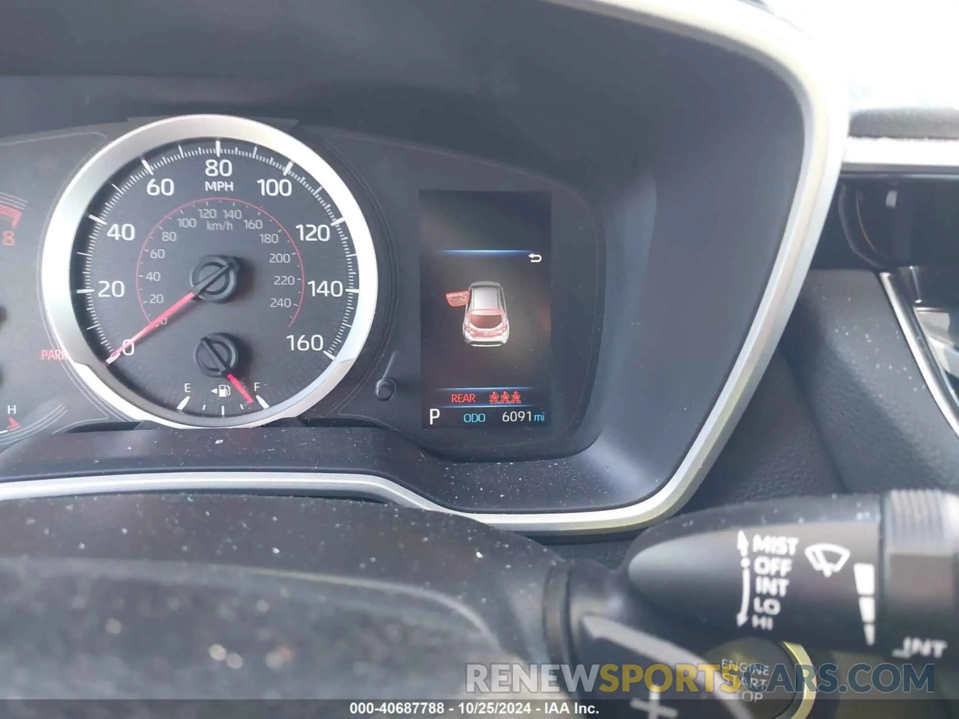 7 Photograph of a damaged car JTNK4RBE4K3072780 TOYOTA COROLLA 2019