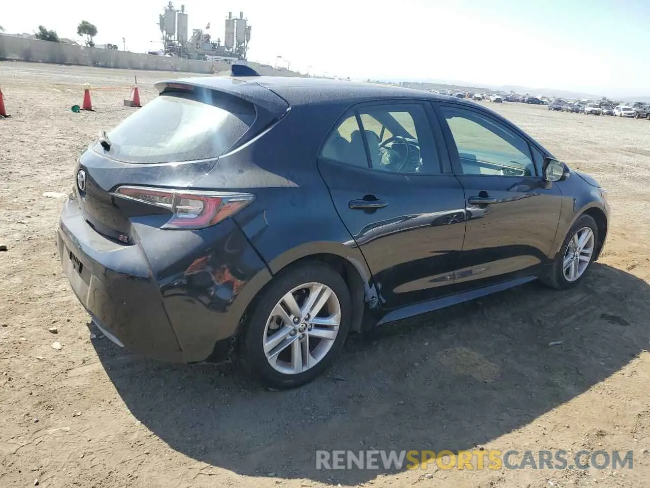 3 Photograph of a damaged car JTNK4RBE5K3004519 TOYOTA COROLLA 2019