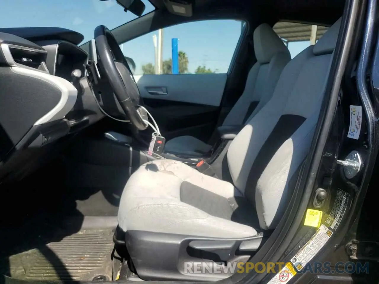 7 Photograph of a damaged car JTNK4RBE5K3004519 TOYOTA COROLLA 2019